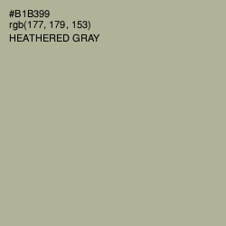 #B1B399 - Heathered Gray Color Image